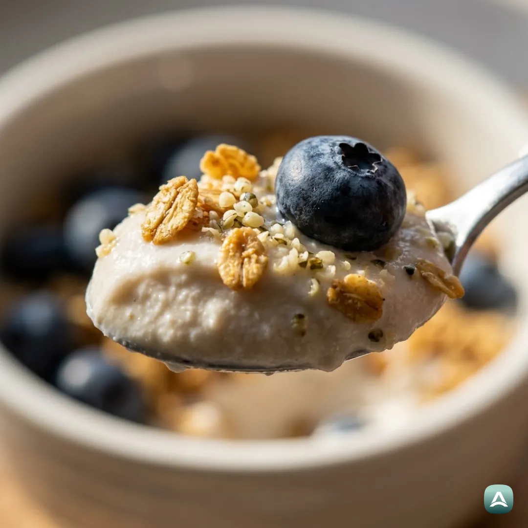 US_Recipes_SoyYogurtWithHempSeeds,HomemadeGranolaAndFreshBlueberries_2
