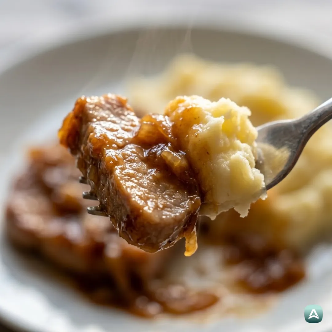 US_Recipes_PorkInOnionGravyWithMashedPotatoes_2