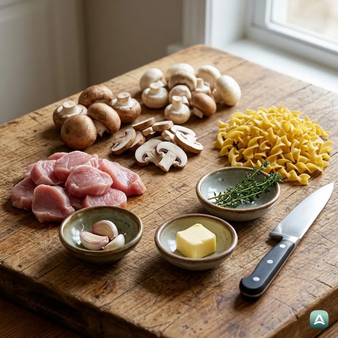 AT_Recipes_SchweinemedaillonsInPilzrahmsauceMitBreitenBandnudeln_3