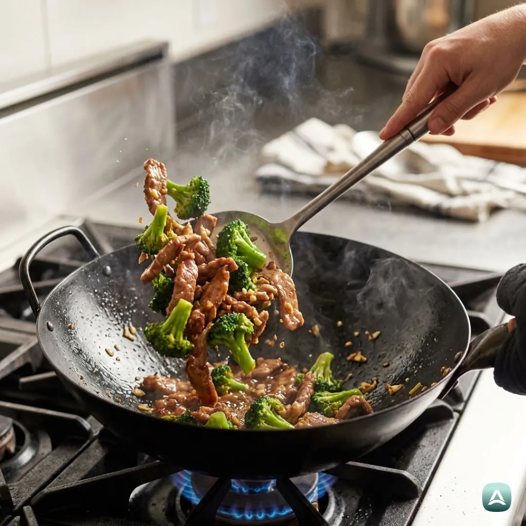 US_Recipes_PorkStripsWithBroccoliAndRice_5