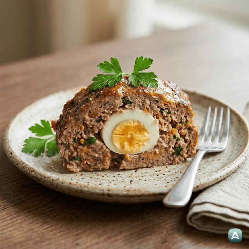 Saftiger hausgemachter Hackbraten „Štefani“ mit Haferflocken und Karotten