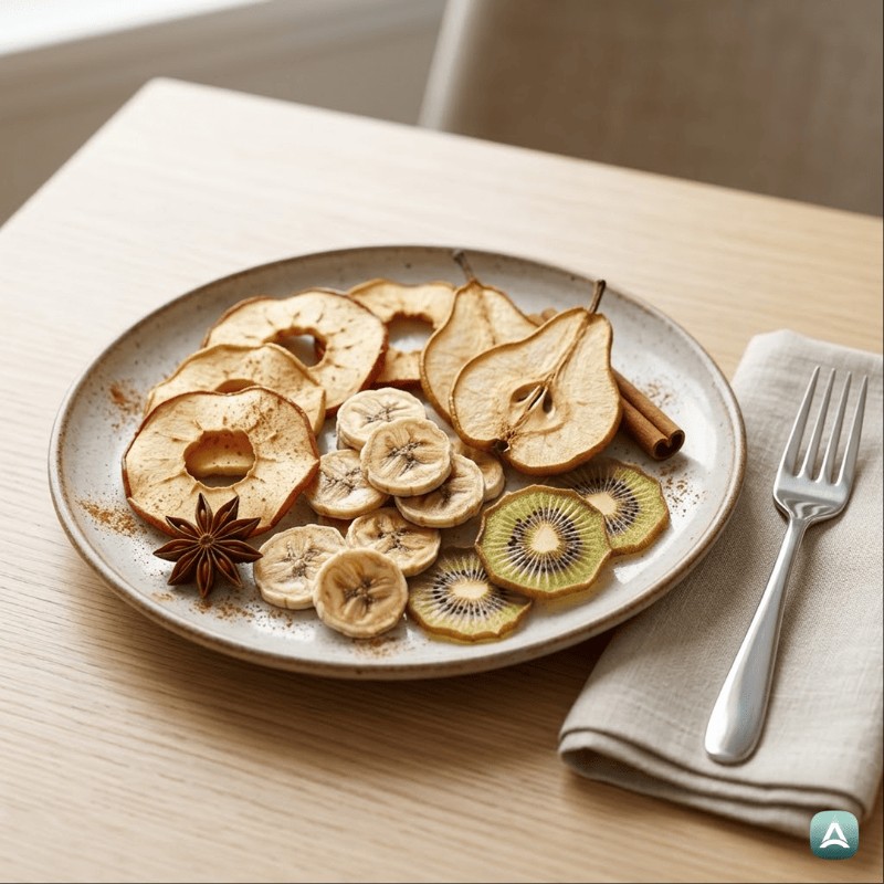 Hausgemachtes getrocknetes Obst