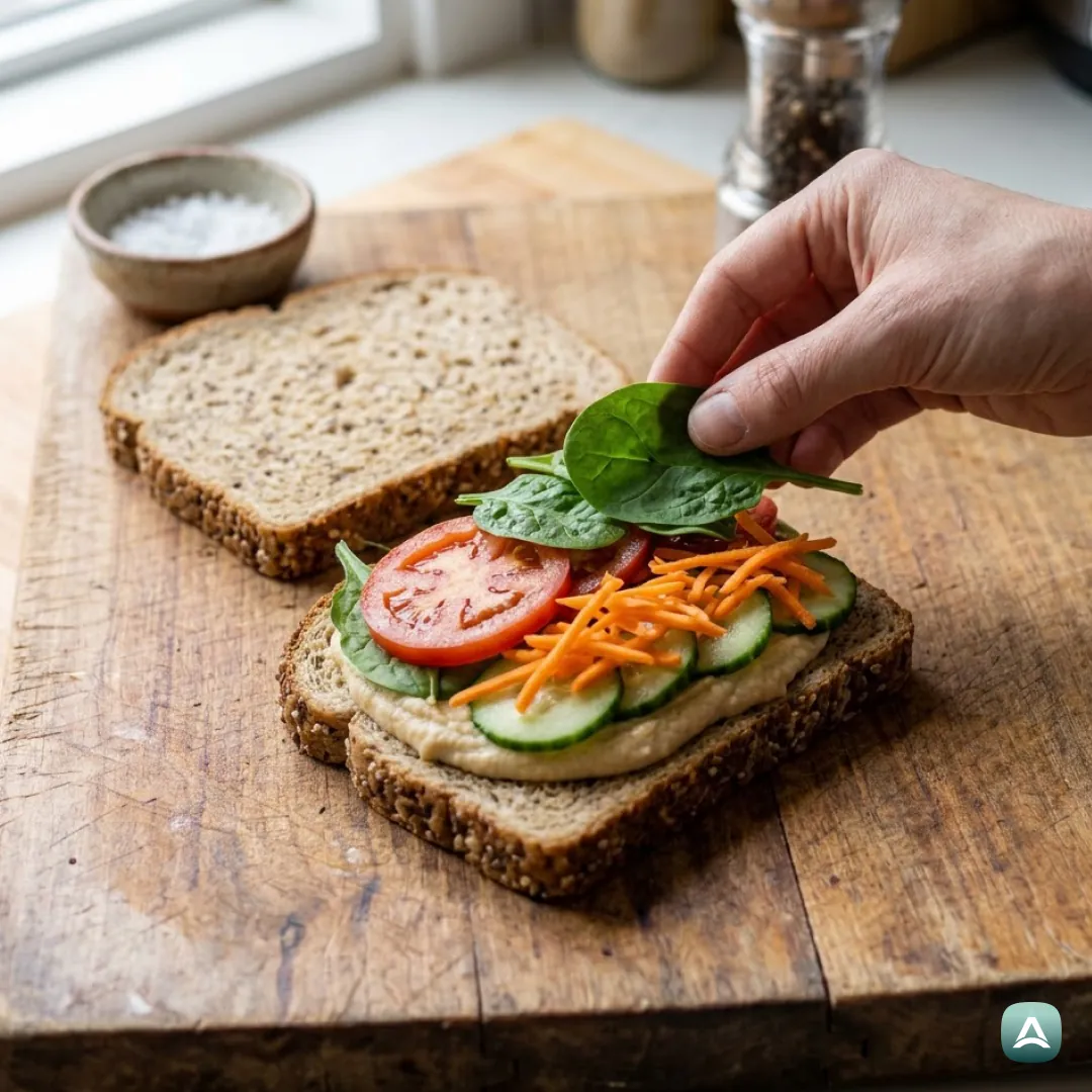 AT_Recipes_GesundeVollkornSandwichesMitHummusUndBuntemGemüse_5