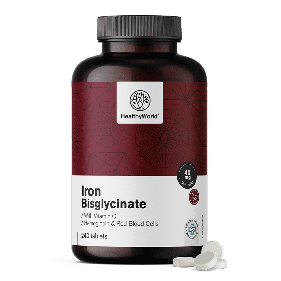 Željezov bisglicinat 40 mg