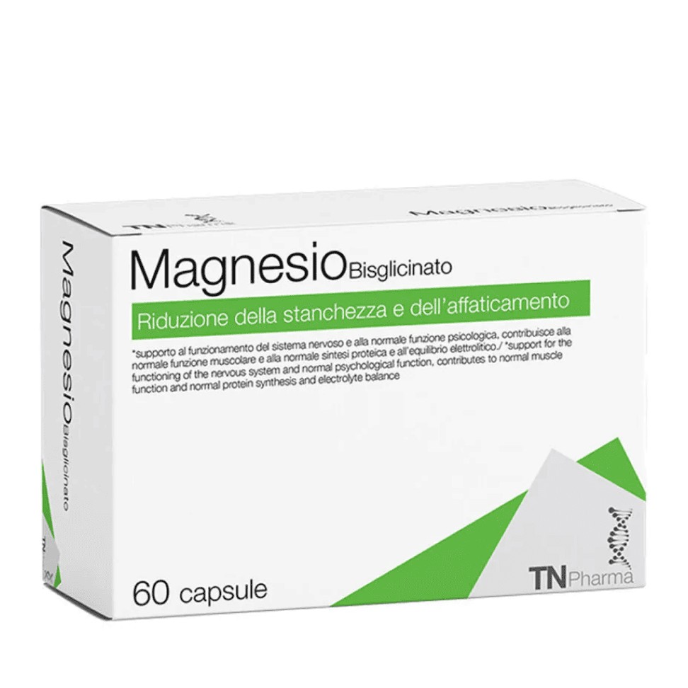 Magnesio Bisglicinato | Magnesiumbisglycinat in Kapseln